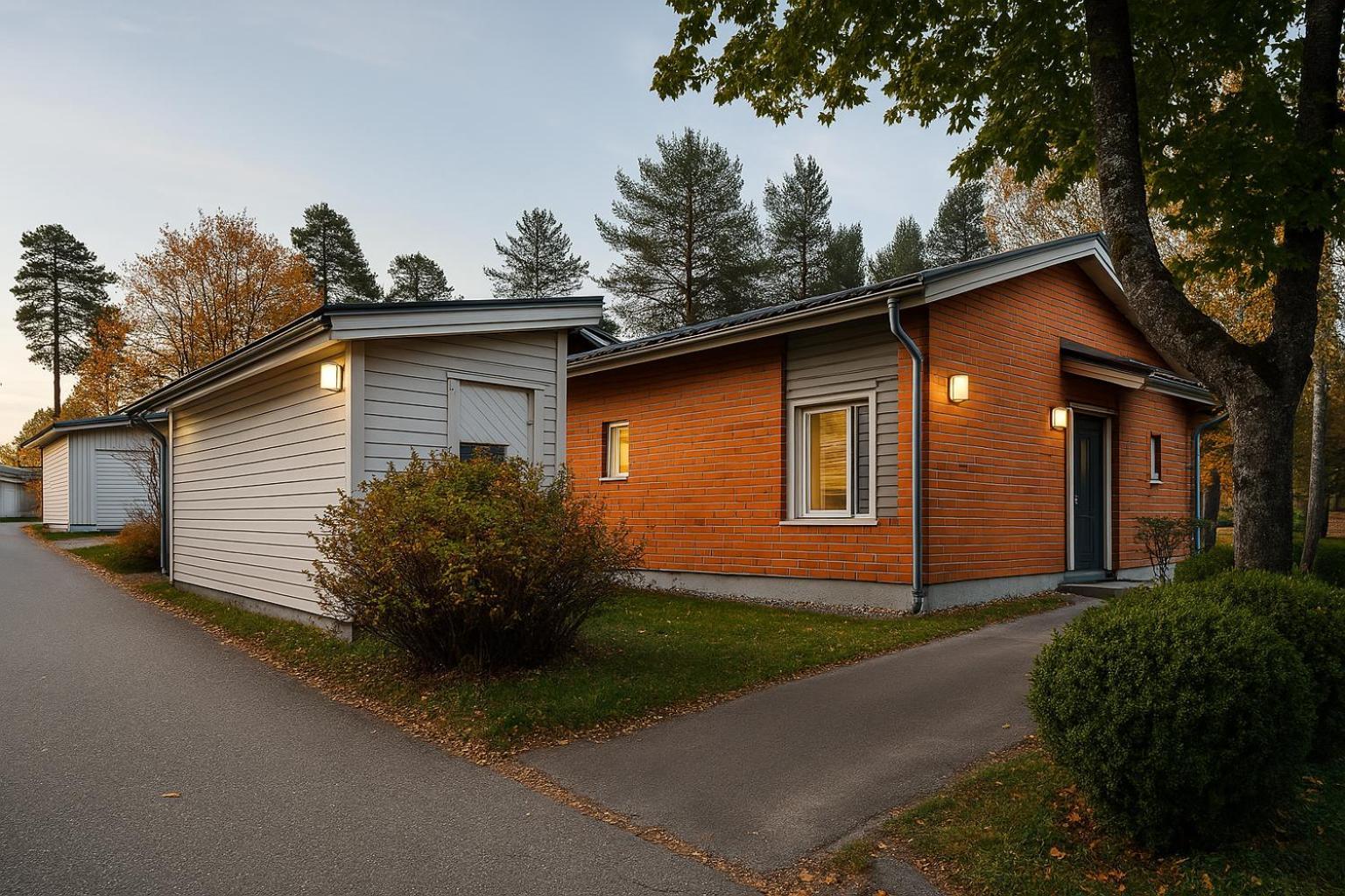 Rauhallinen Rivitalon Paeaety Porvoo Kültér fotó
